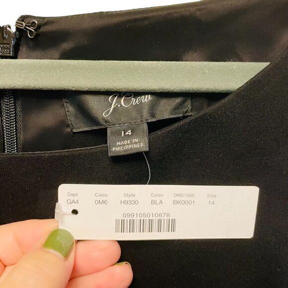 NWT - J. Crew Fit and Flare Sheath Dress Stretch Ponte - Picture 5 of 6